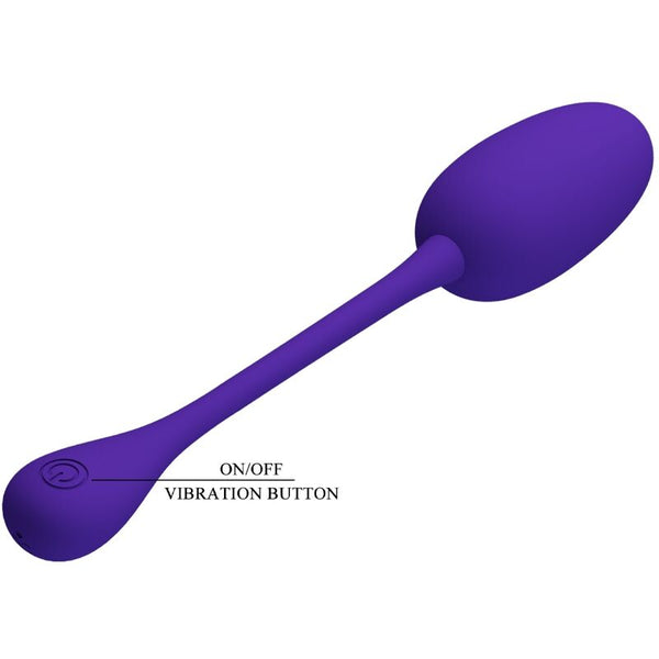 Knucker huevo vibrador recargable lila