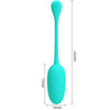 Knucker huevo vibrador recargable verde agua