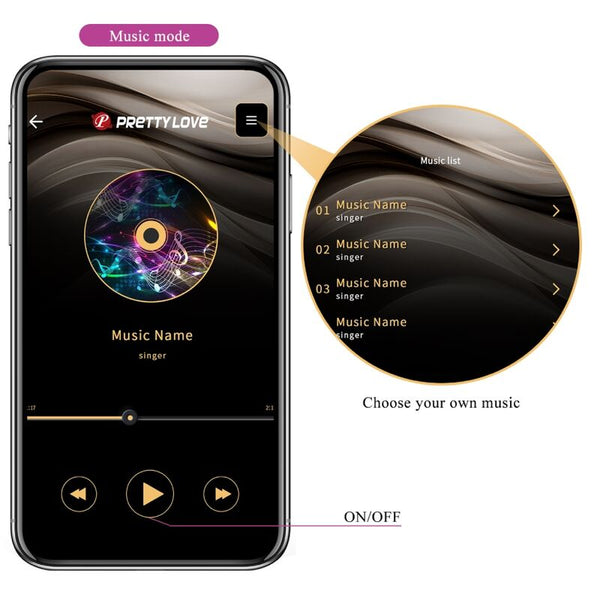 Jayleen vibrador app control remoto lila