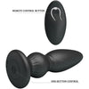 Vibrador potente control remoto anal plug negro