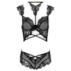 Livco palmenom LC 90614 sujetador con braga negro