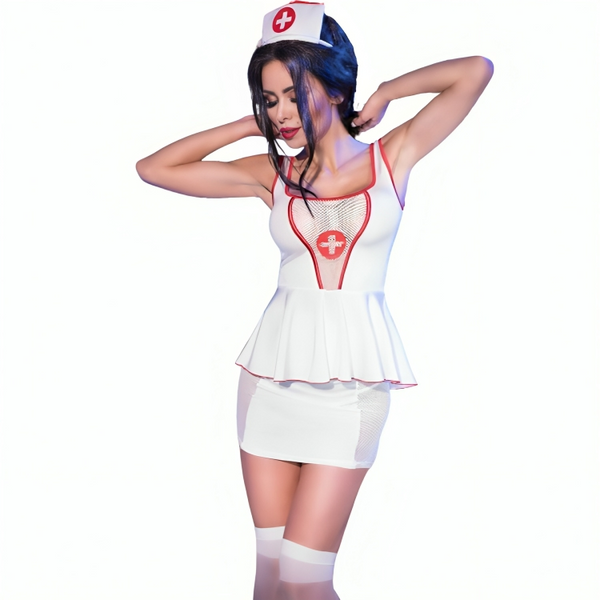 Chilirose cr 4160 disfraz enfermera top y falda l xl