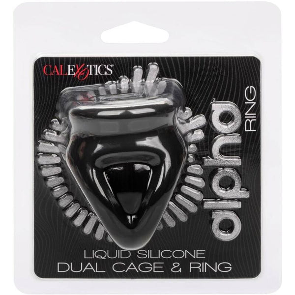 Calexotics alpha anillo de jaula doble negro