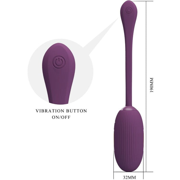 Doreen huevo vibrador recargable lila