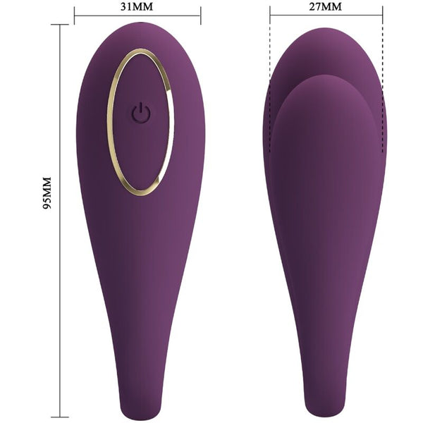 Vibrador doble August con app y control remoto