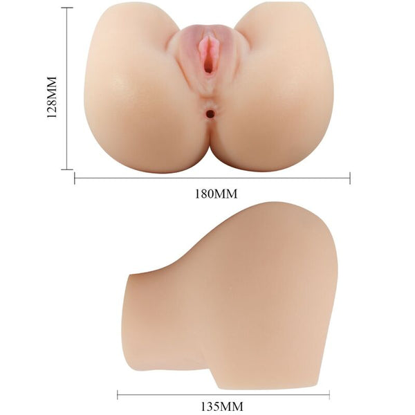 Vagina y ano realísticos vibrador mila
