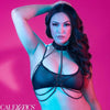 Calexotics euphoria arnés de cuello de cadena talla grande