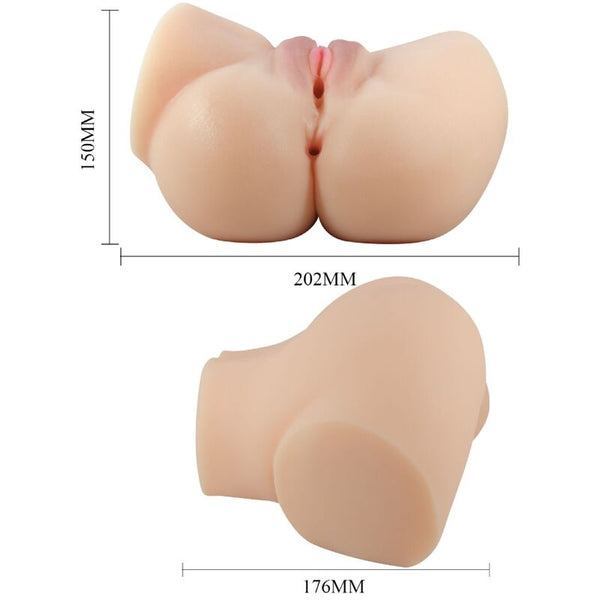 Vagina y ano realísticos vibrador emilia