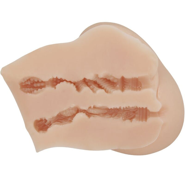 Vagina y ano realísticos vibrador luna