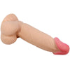 Pretty sliding skin series dildo realístico con ventosa piel deslizante 19.4 cm