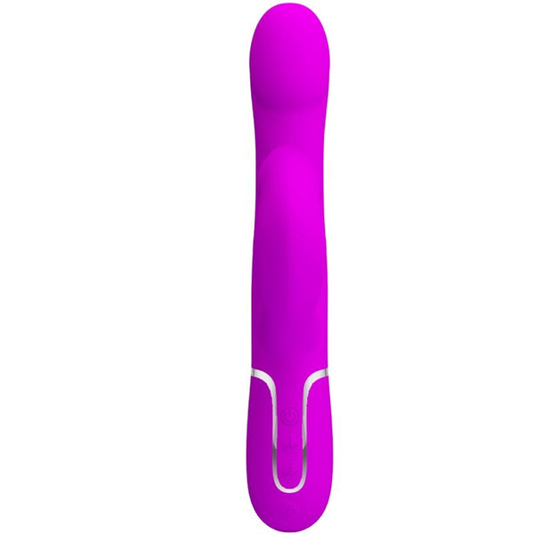 Vibrador rabbit perlas violeta