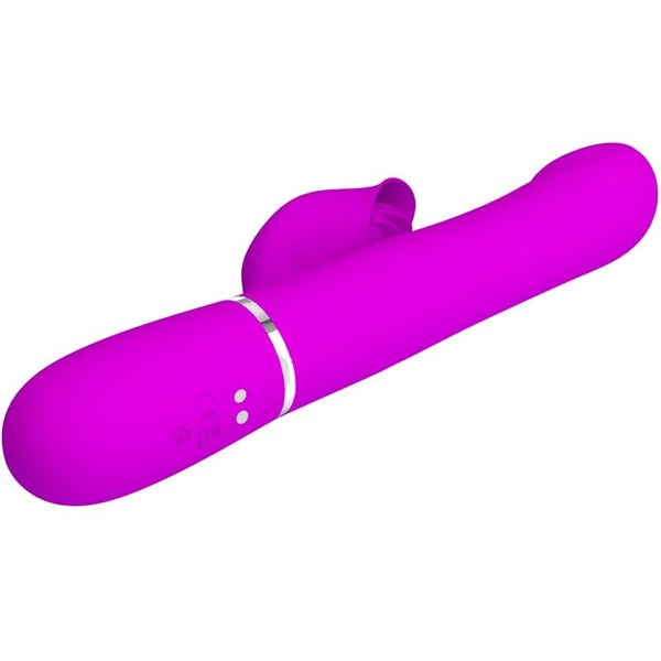 Vibrador rabbit perlas violeta