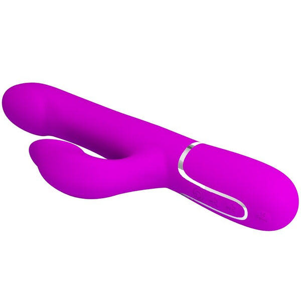 Vibrador rabbit perlas violeta