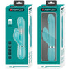 Vibrador rabbit perlas verde agua