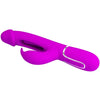 Kampas vibrador rabbit 3 en 1 multifunción con lengua fucsia