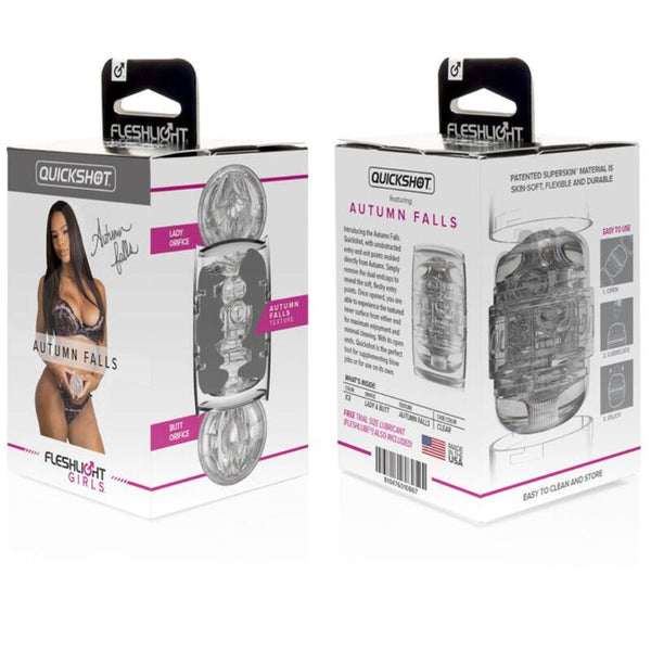 Fleshlight quickshot masturbador doble autumn falls