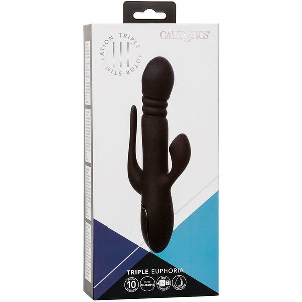 Vibrador triple euphoria negro