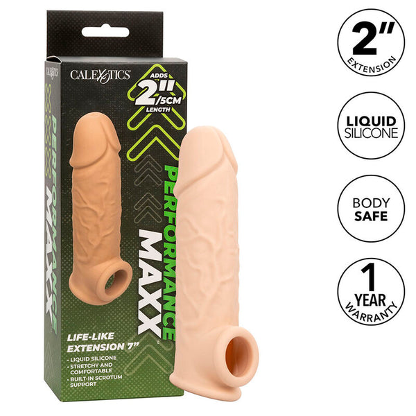 Calexotics performance maxx extensión realista 7 piel claro