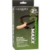 Calexotics performance maxx extensión realista con arnés piel claro
