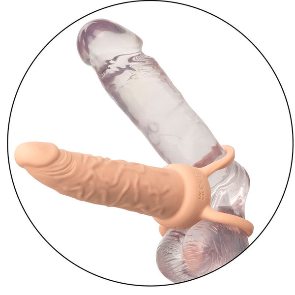Calexotics performance maxx doble penetrador recargable piel claro