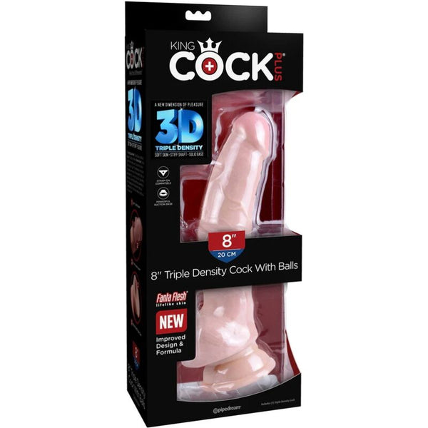 King dildo triple densidad 18.4 cm