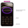 Nymph huevo vibrador controlado por app lila