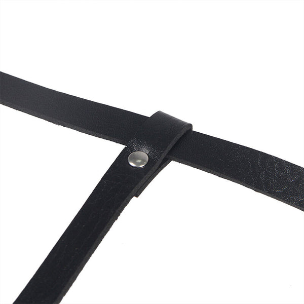 Subblime arnés de cuerpo cuero negro talla única