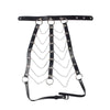 Subblime arnés de pecho cadenas cuero negro talla única