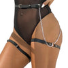 Subblime arnés forma cinturon cuero negro talla única