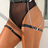 Subblime arnés forma cinturon cuero negro talla única