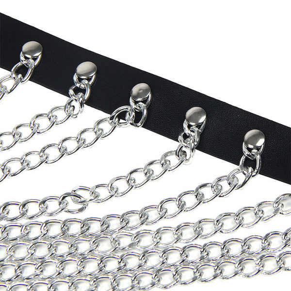 Subblime arnés de pecho cadenas anilla grande talla única