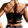 Subblime arnés de pecho anillas de cuero negro talla única