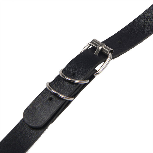 Subblime arnés cuerpo entero con hebillas cuero negro talla única