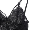 Subblime babydoll con tirantes ajustables de encaje negro