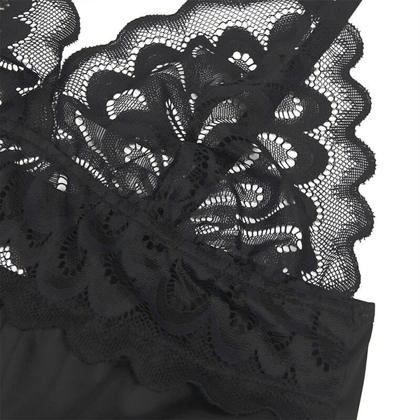 Subblime babydoll con estampado floral pecho negro
