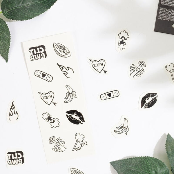 Secretplay set de 10 tattoos temporales candy collection