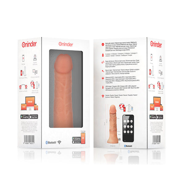 Large bogotá dildo vibrador 9 velocidades natural 22 cm o 4.5 cm