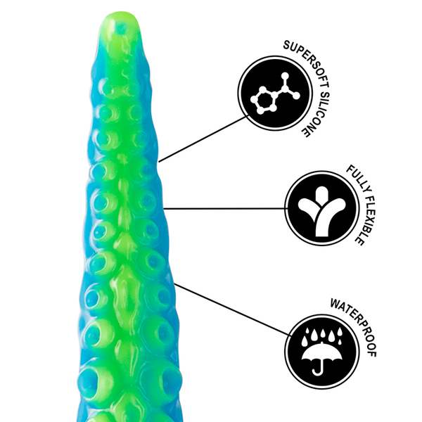 Epic scylla dildo tentáculo fino fluorescente tamaño pequeño