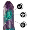 Epic basilisk dildo doble placer escamoso tamaño grande