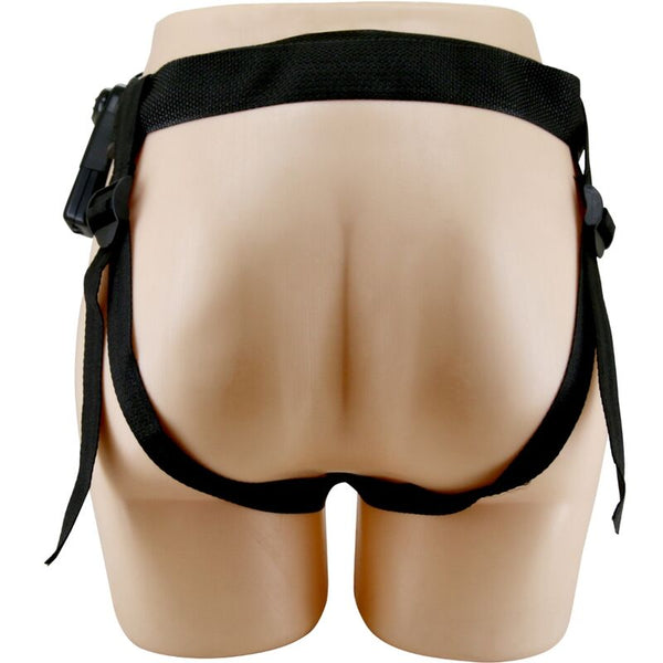 Pretty marion arnés briefs universal con dildo vibración 19 cm mulato