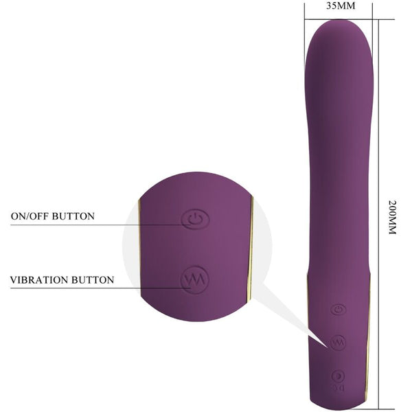 Ethan vibrador recargable lila