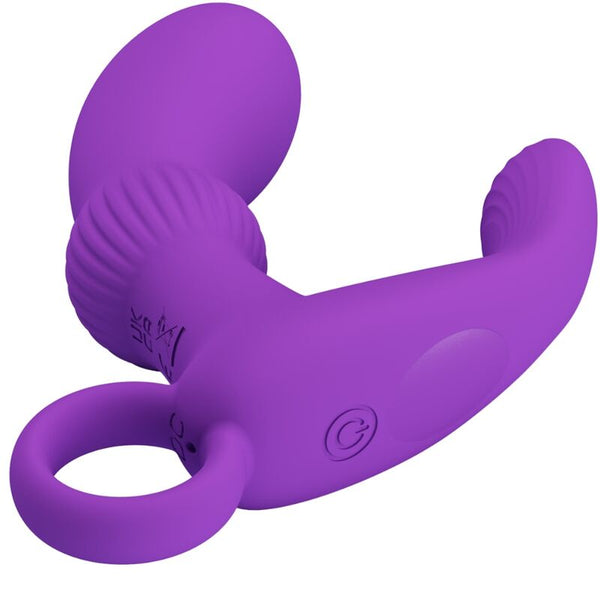 Cayla masajeador vibrador anal lila