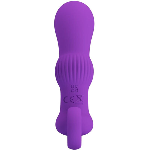 Cayla masajeador vibrador anal lila