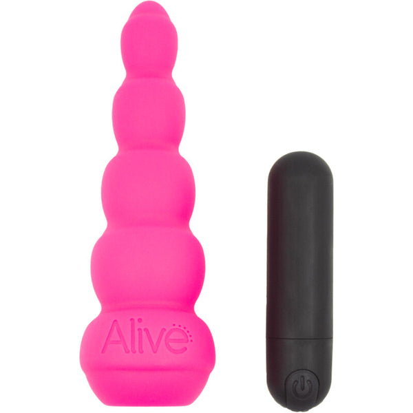 Vibrador anal rosa lance pro estimulador y