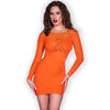Chilirose cr 4682 vestido naranja s m