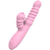Vibrador multifunción con lengua estimuladora efecto calor rosa