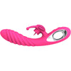 Vicky vibrador rabbit con lengua pull ring fucsia