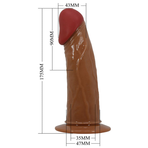 Pretty starks arnés briefs vibración multi velocidad dildo 17 5 cm mulato