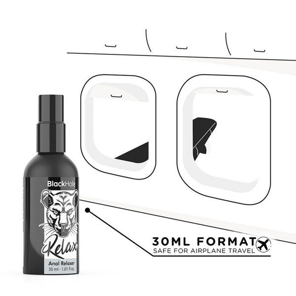 Black spray explorer relajante anal 30 ml