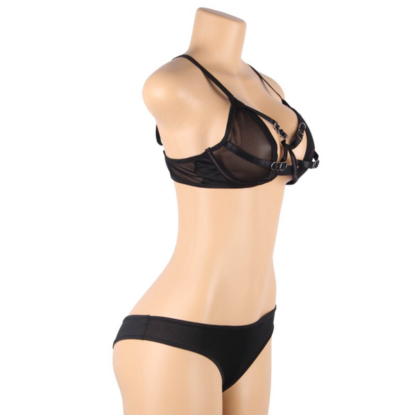 Subblime set dos piezas sujetador transparencias y tiras s m
